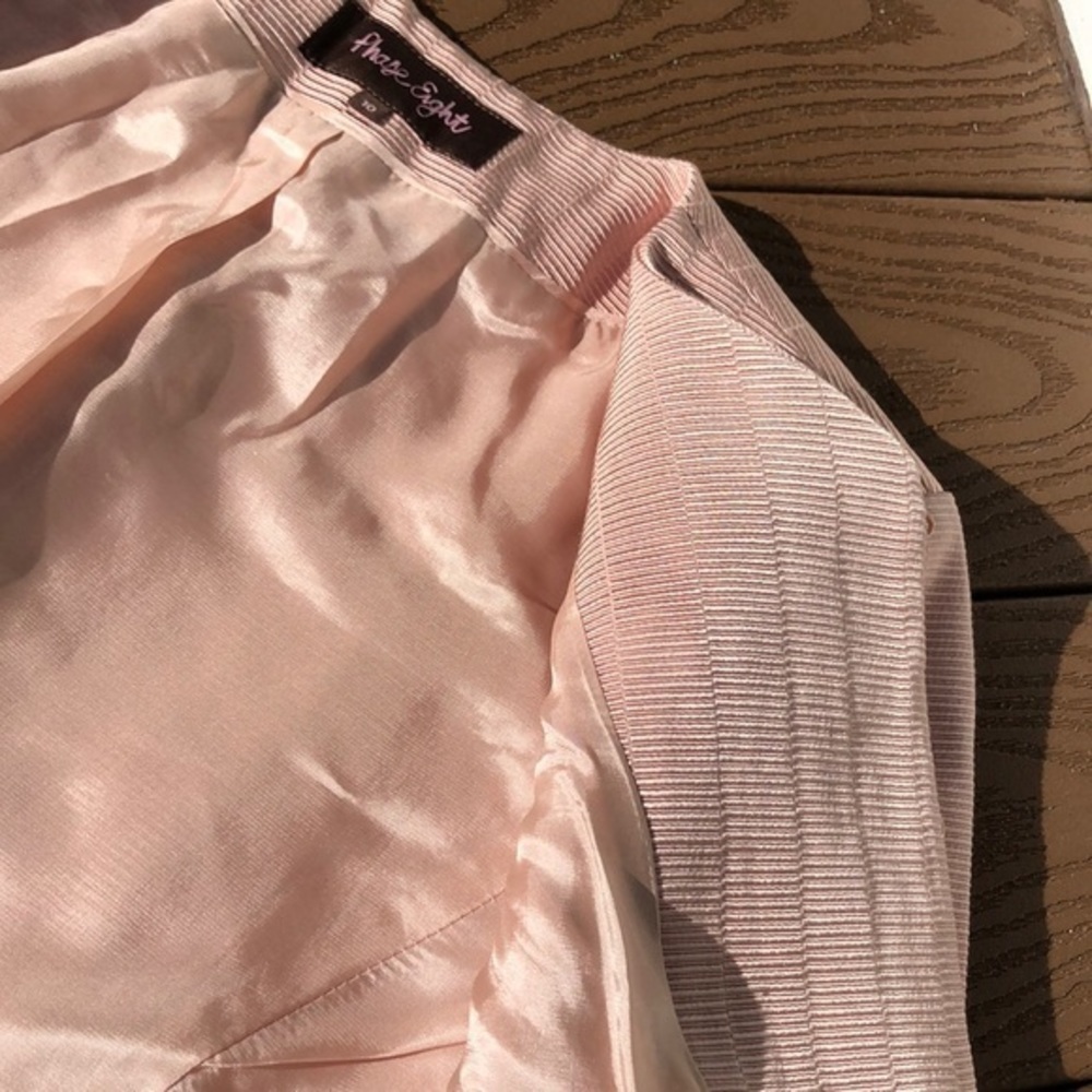Chase Eight pale pink shimmer 3/4 dressy jacket - Picture 8 of 8